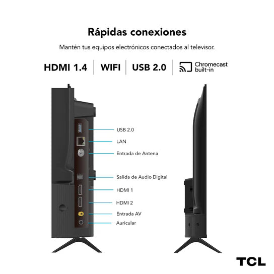 Smart TV 43" TCL Full HD Android TV