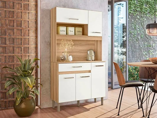 KIT DE COCINA MAGAZIN 90 FREIJO/OFF WHITE MOVELMAX