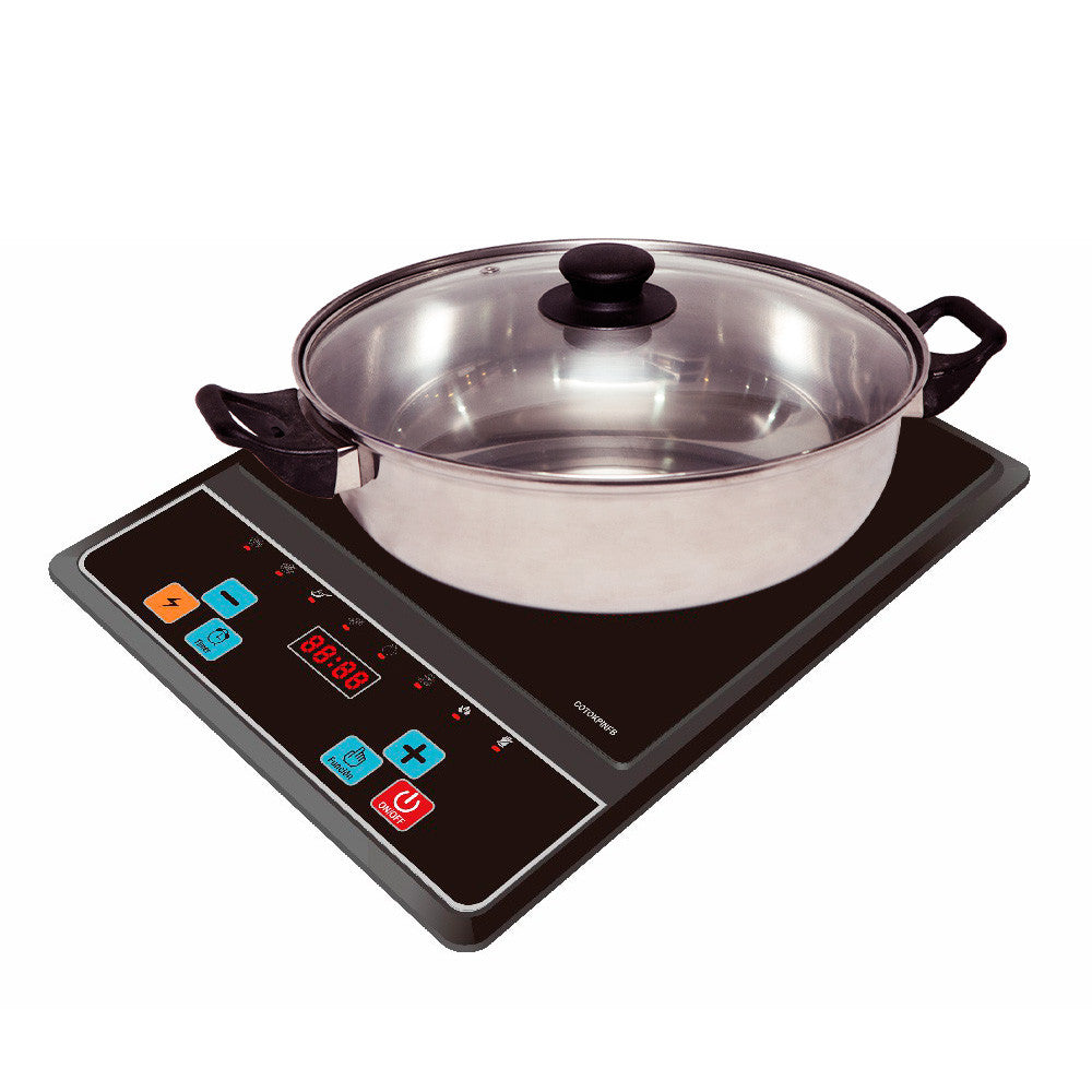 PLACA INFRARROJA TOKYO + OLLA 2000W MULTIFUNCIÓN CON TIMER