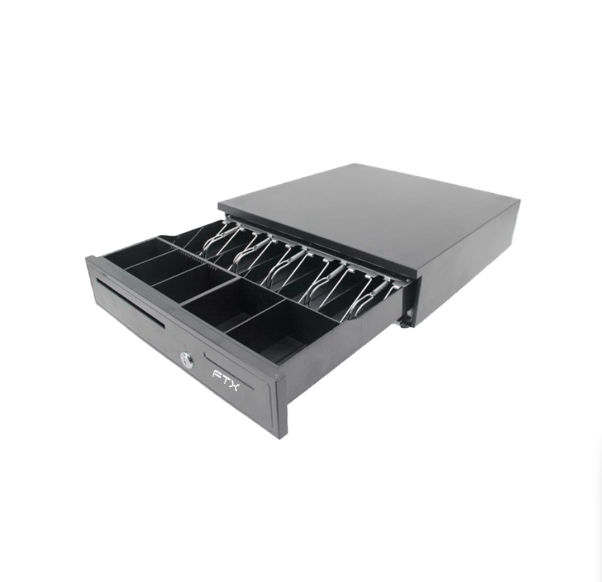 CAJA DE DINERO FTX LAS-405 ACERO RJ11/5B/5M/1R 405MM X 420MM X 100MM