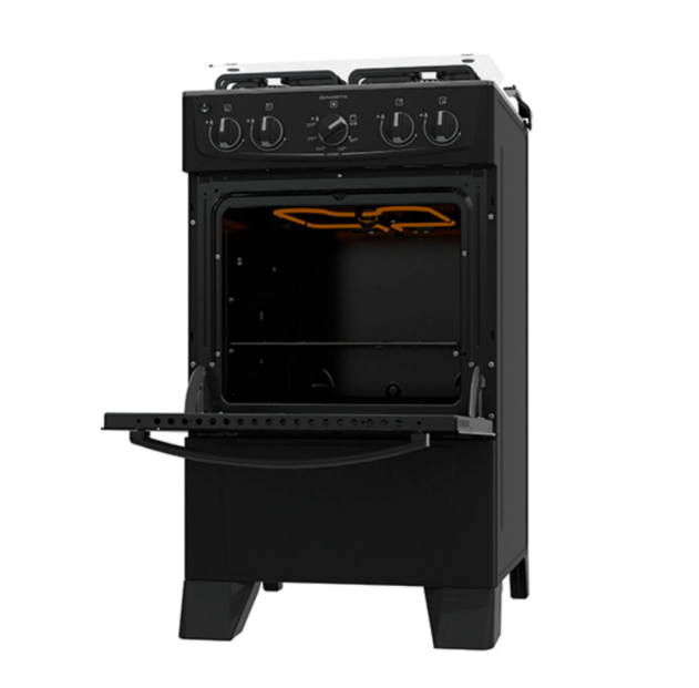 Cocina a Gas Dako Amazonas 4 Hornallas Negra