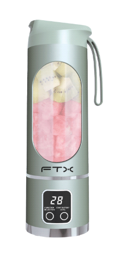 LICUADORA PERSONAL FTX 25W RECARGABLE 3 FUNCIONES VERDE PB-GR