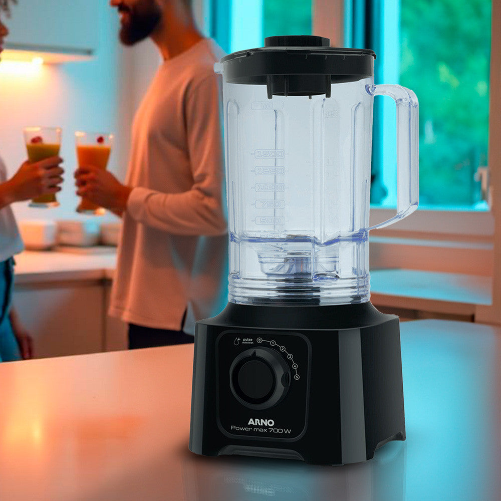 LICUADORA ARNO LN50 POWER MAX NEGRA 5VEL 700W