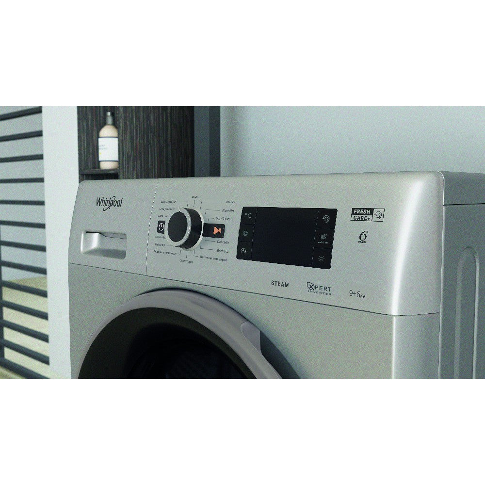 LAVASECARROPAS WHIRLPOOL SILVER 9/6 KG