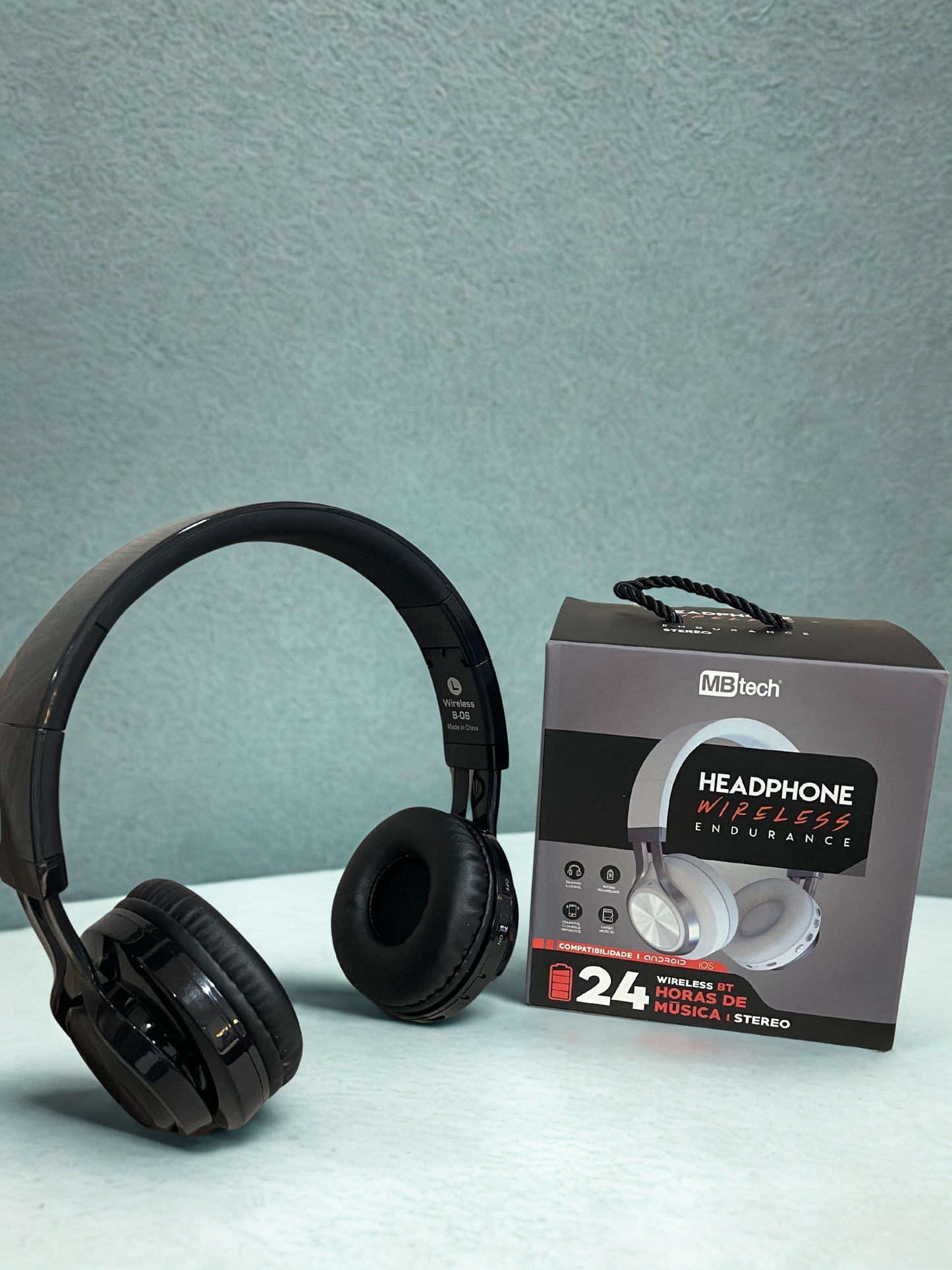 AURICULAR BT INALAMBRICO MBTECH 24 HS P/ANDROID E IOS BK