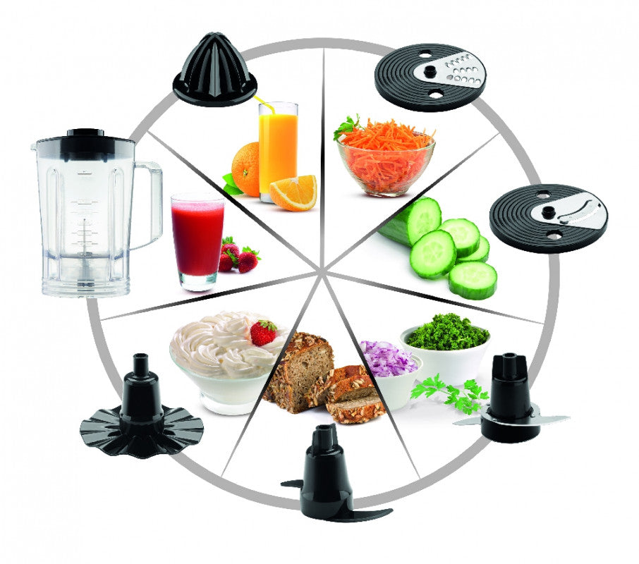 PROCESADOR MULTICHEF ARNO 7 En 1 MP74/MP70 700 W