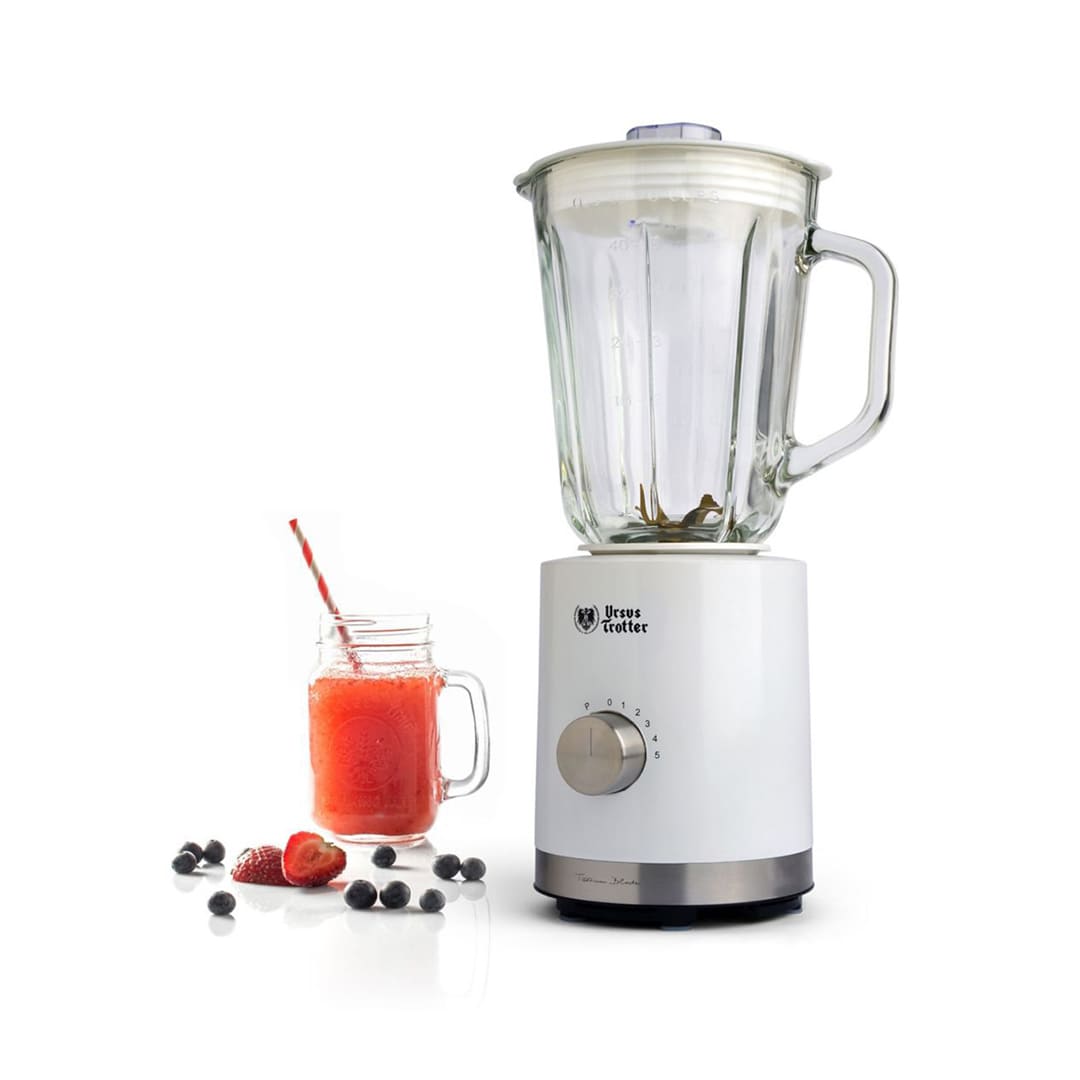 Licuadora 600W Jarra De Vidrio Cuchilla de Titanio