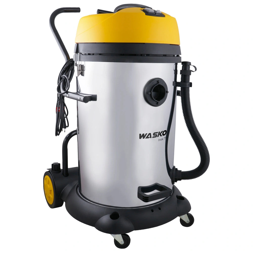 ASPIRADORA WASKO INOX DUO2X1200W 75L 220V