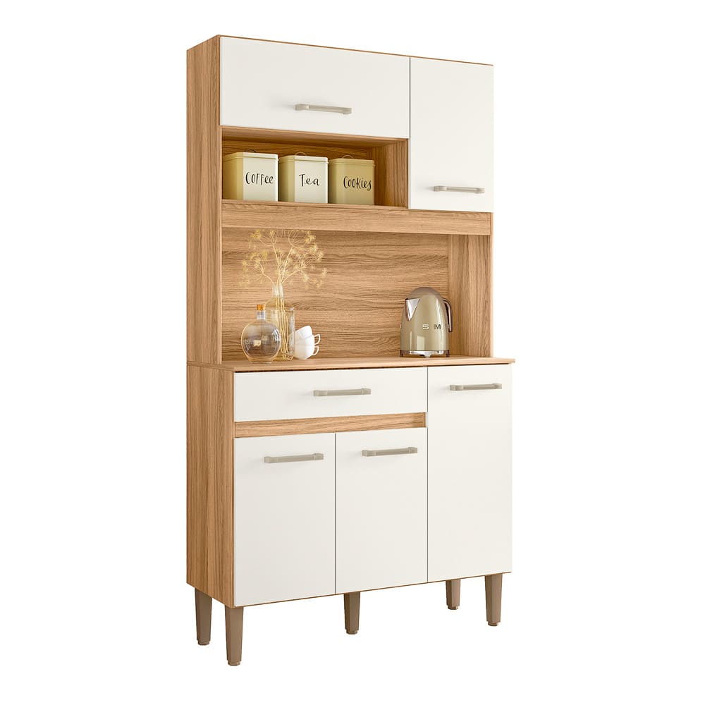 KIT DE COCINA MAGAZIN 90 FREIJO/OFF WHITE MOVELMAX