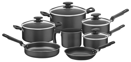 Juego de ollas 7 piezas. Loreto Negra