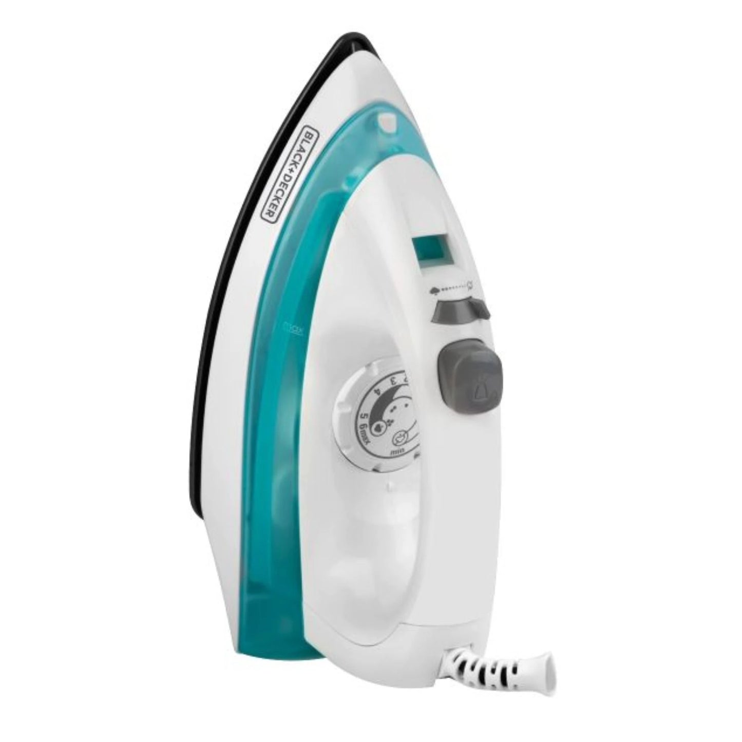 Plancha Black & Decker IRBD100-CL a vapor blanco