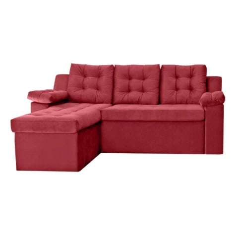 JUEGO DE LIVING ABBA RAVENA BORDO SOFA+POLTRONA+PUFF