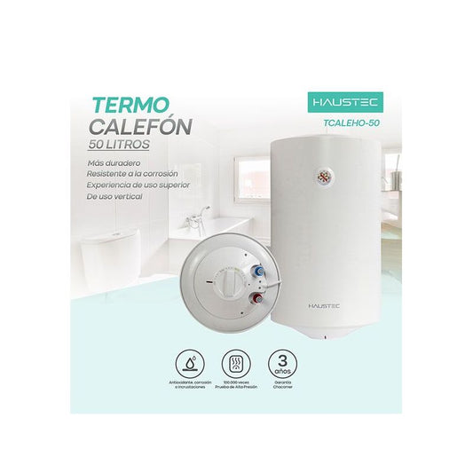 TERMOCALEFON HAUSTEC 50LTS. VERTICAL