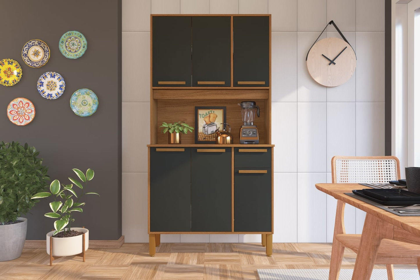 KIT COCINA 6P 1CAJ LAGOS INDÉKES FRE/PLOMO