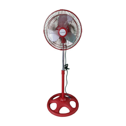 Ventilador 10” | Rojo  3 aspas | 3 velocidades