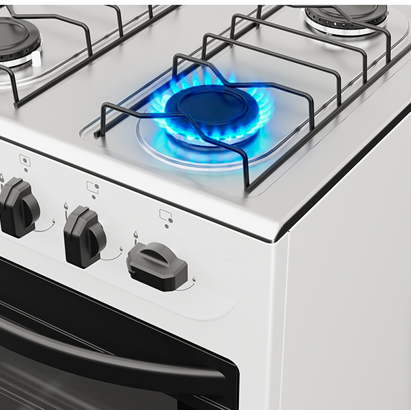 COCINA 4 HORNALLAS MBARETE NEW ABBATEC BLANCO