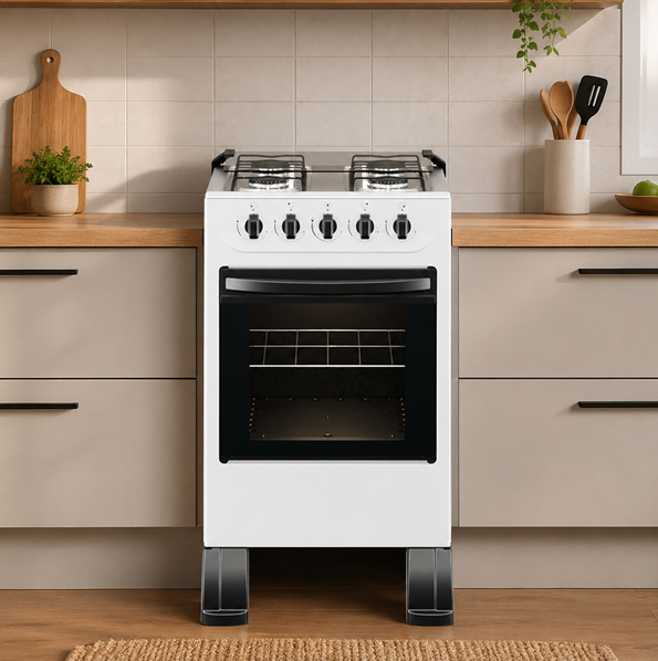COCINA 4 HORNALLAS MBARETE NEW ABBATEC BLANCO