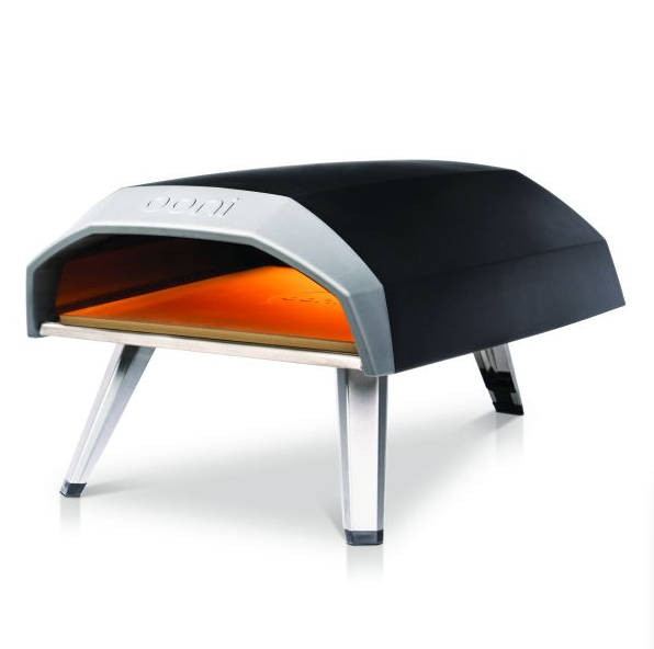 HORNO OONI A GAS PARA PIZZA KODA 12 NEGRO/PLATA UU-P06A00