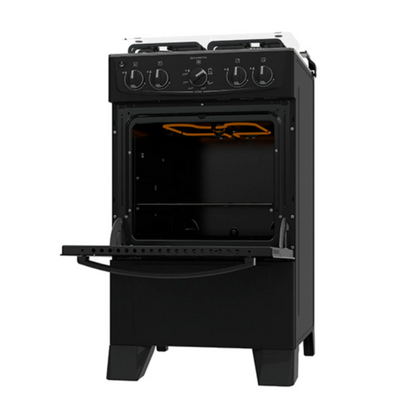 Cocina a Gas Dako Amazonas 4 Hornallas Negra