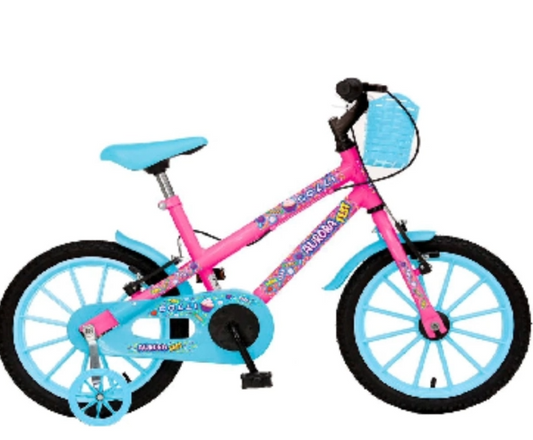 BICICLETA COLLI AURORA FEST A.16 ROSA/NEON