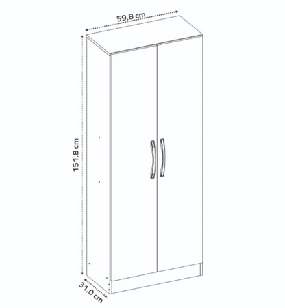 Multiuso Dispensero 2 Puerta 56096 Notavel Blanco