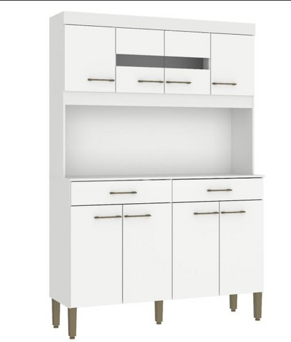 KIT DE COCINA MOVELMAX LAURA 1.20 8 PUERTAS BLANCO 03612