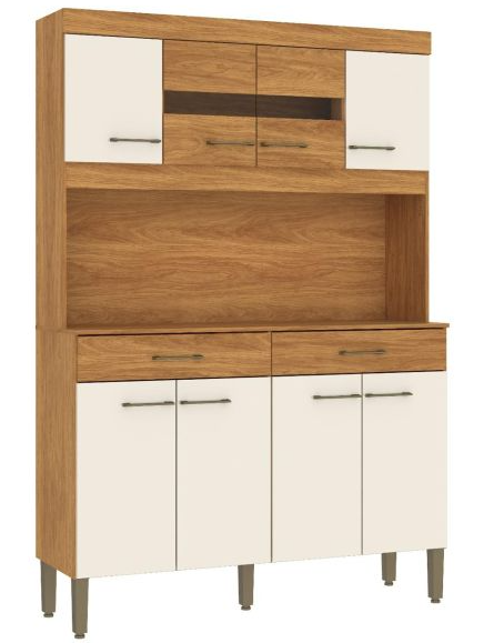 KIT COCINA MOVELMAX LAURA 1.20 CINAMOMO OFF WHITE