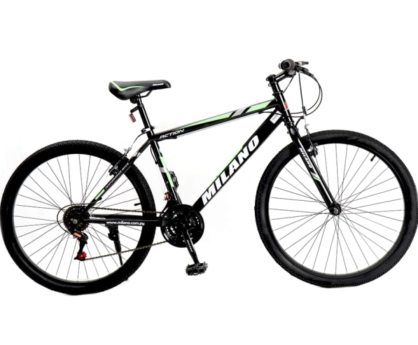 BICICLETA MILANO ACTION 24 18VELO. NEGRO