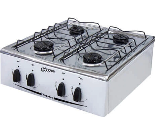 COCINA ABBATEC 4 HORNALLAS MINI BLANCO