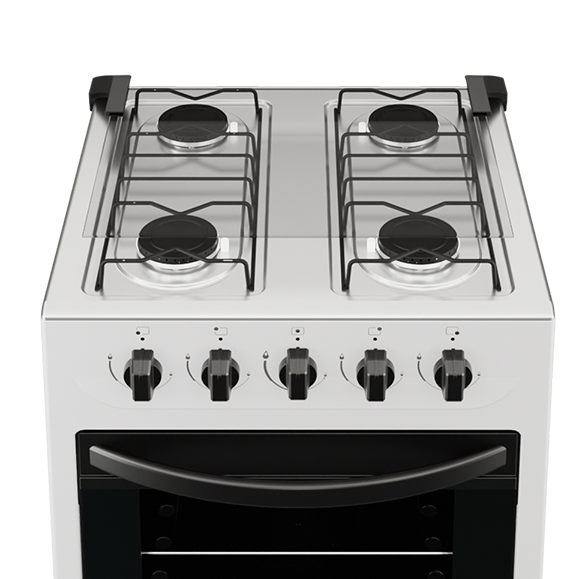 COCINA 4 HORNALLAS MBARETE NEW ABBATEC BLANCO