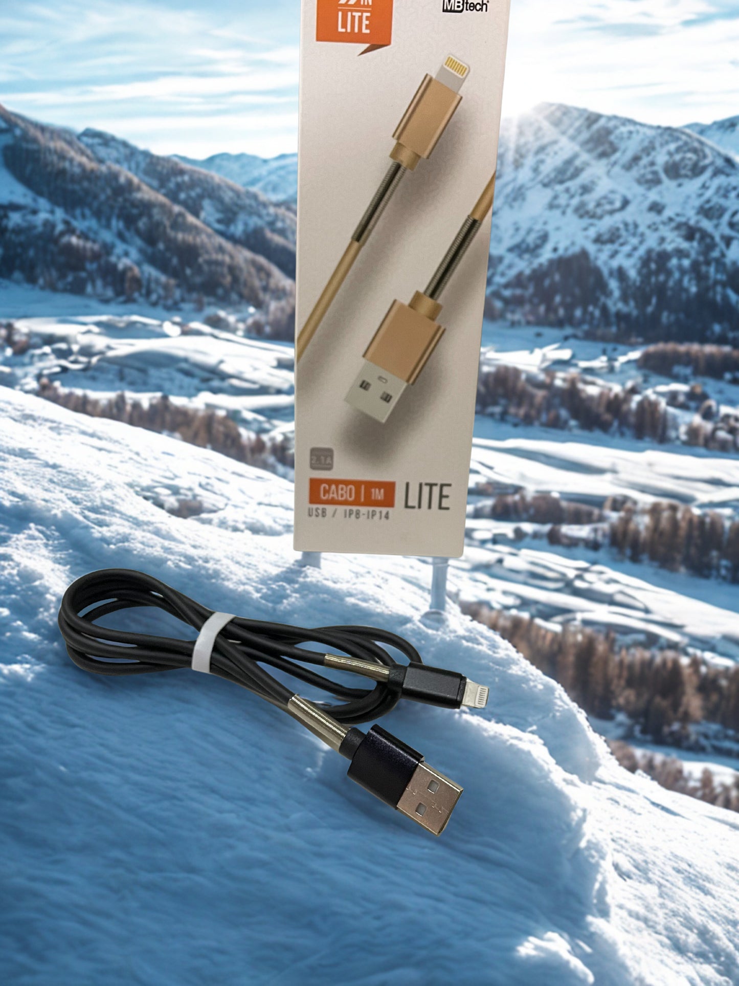 CABLE USB 1M USB/IPHONE CARGA/DATOS NEGRO