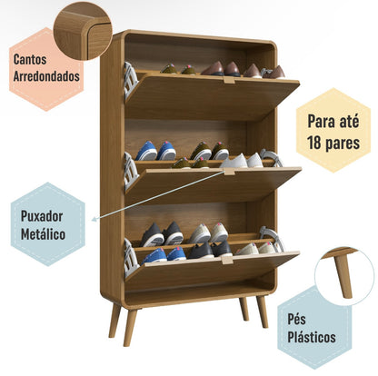 ZAPATERO 3 PUERTAS BATIENTE