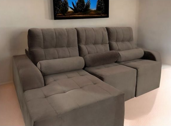 SOFA RETRACTIL UNANIME FILADELFIA MARRON