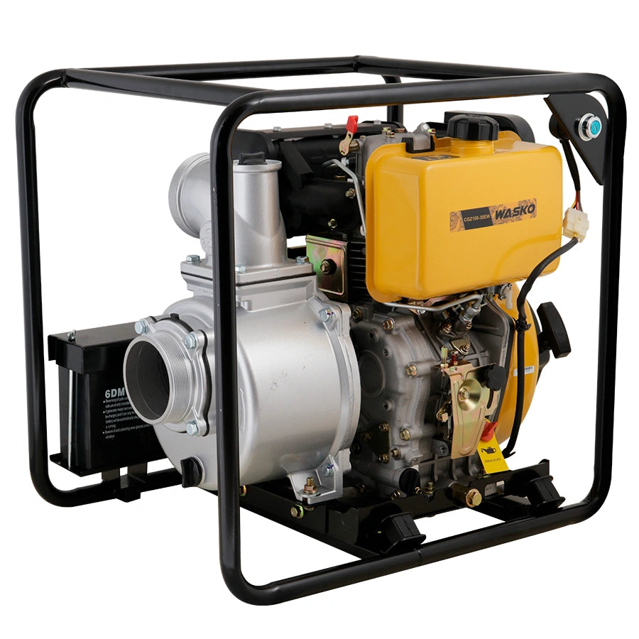 BOMBA DIESEL 4" 9HP WASKO ARR ELECTRICO