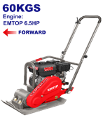 Compactador a Combustión 60Kg (6.5Hp) 50x36cm Emtop