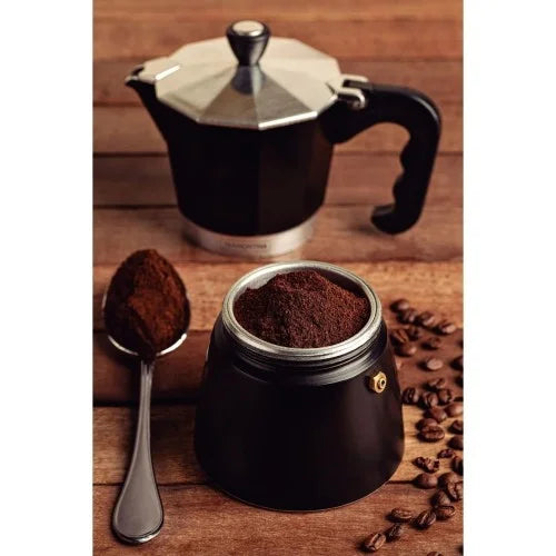 Cafetera Expresso Italiana Tramontina 320ml Aluminio Negro