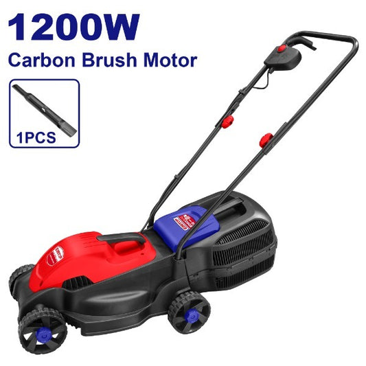 Corta Césped Electo. Plástico 12.5" 1200W. Con Recolector. Emtop