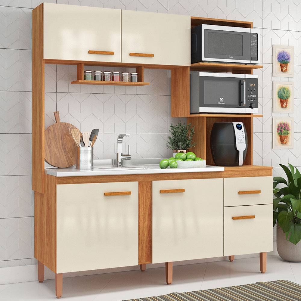 KIT DE COCINA NEW SEVILLA CINAMOMO OFF WHITE
