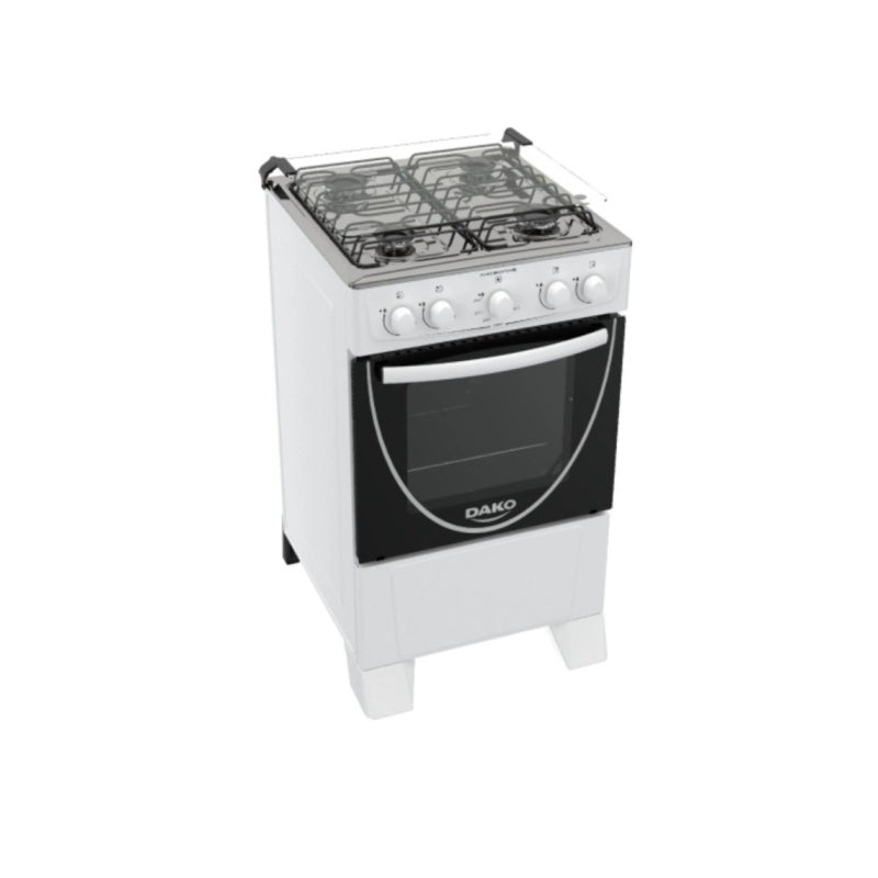 COCINA DAKO AMAZONAS 4 HORNALLAS BLANCO