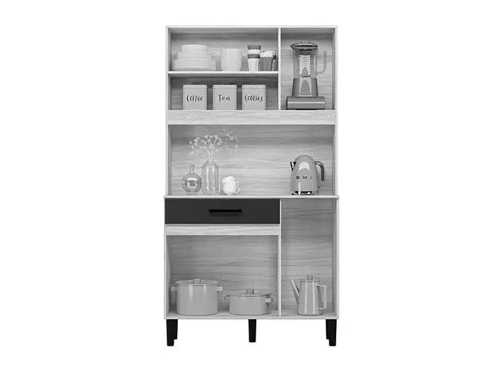 KIT DE COCINA MAGAZIN 90 FREIJO/OFF WHITE MOVELMAX