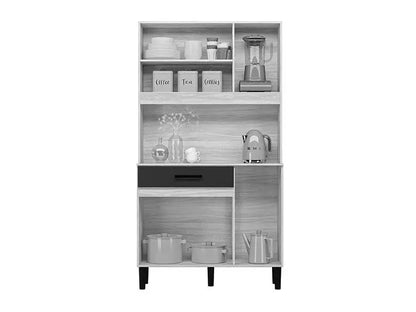 KIT DE COCINA MAGAZIN 90 FREIJO/OFF WHITE MOVELMAX